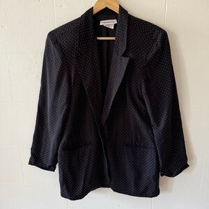 Vintage 80s/90s Micro Polka Dot Blazer